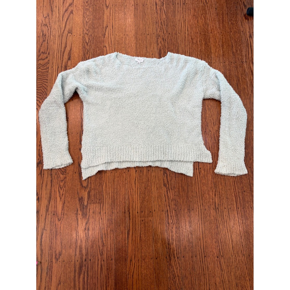 Le Lis Collection Mint Green Popcorn Knit Fuzzy Sweater MWT9303 Small